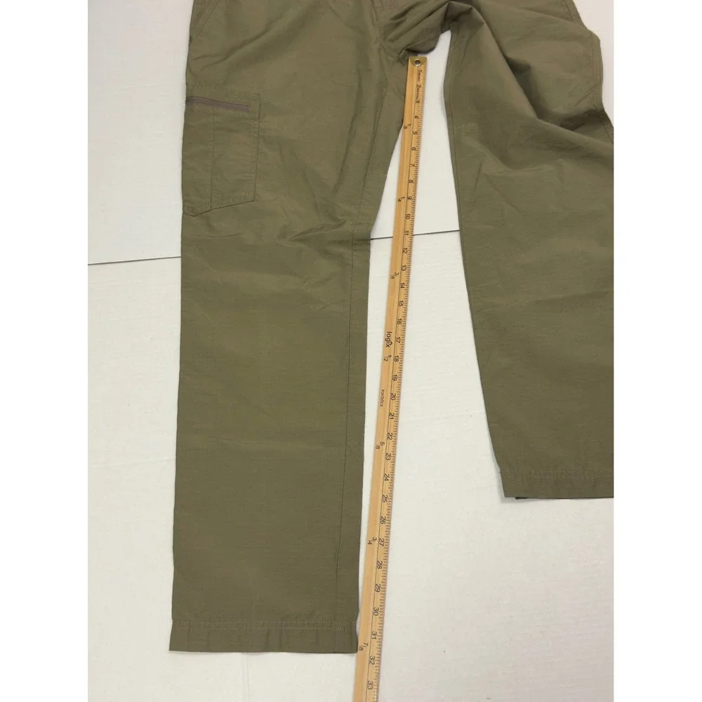 Columbia Cargo Pants Mens 36x32 Khaki Tan  Ripstop Hiking Trousers Gorpcorp